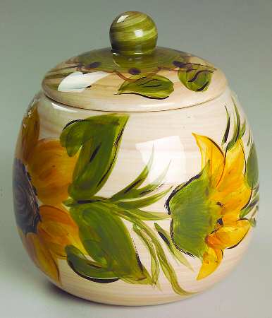 Provencial Garden Sugar Bowl & Lid