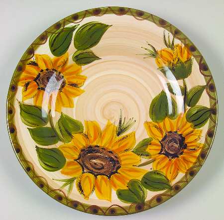 Provencial Garden Salad Plate
