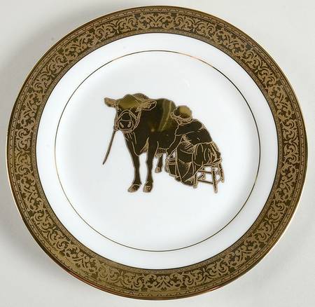 Golden Majesty Accent Salad Plate