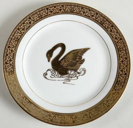 Golden Majesty Accent Salad Plate