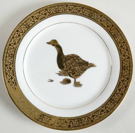 Golden Majesty Accent Salad Plate