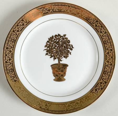 Golden Majesty Accent Salad Plate