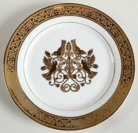 Golden Majesty Accent Salad Plate