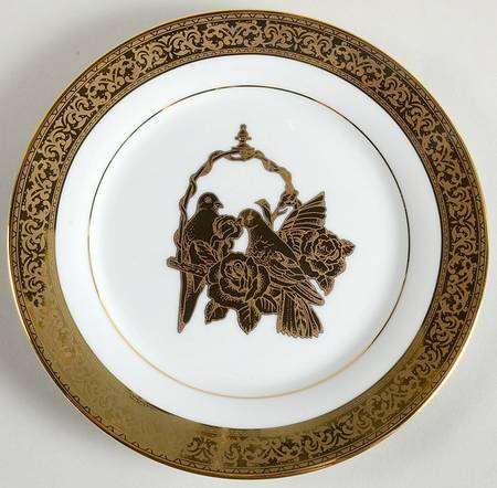Golden Majesty Accent Salad Plate