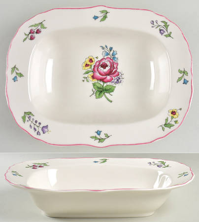 Victoria 11" Oval Vegetable Bowl