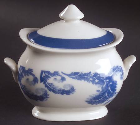 Heritage Blue Sugar Bowl & Lid