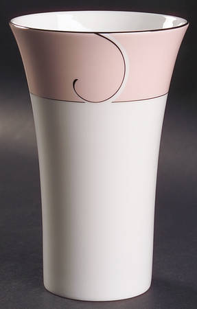 Ballet Ribbon (Platinum) 7" Vase