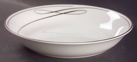 Ballet Ribbon (Platinum) 7" Individual Pasta Bowl