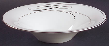 Ballet Ribbon (Platinum) 9" All Purpose Serving Bowl