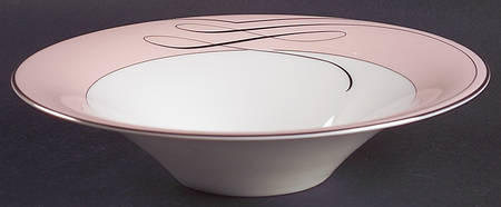 Ballet Ribbon (Platinum) 9" All Purpose Serving Bowl