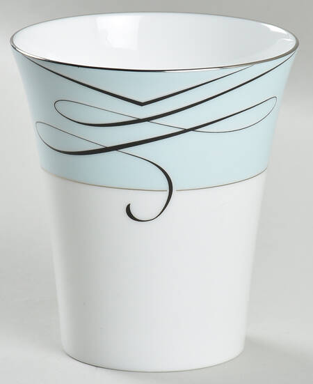 Ballet Ribbon (Platinum) Posy Vase
