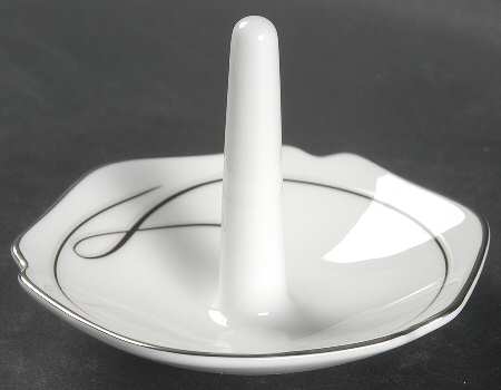 Ballet Ribbon (Platinum) Ring Holder
