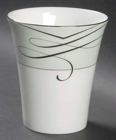 Ballet Ribbon (Platinum) Posy Vase