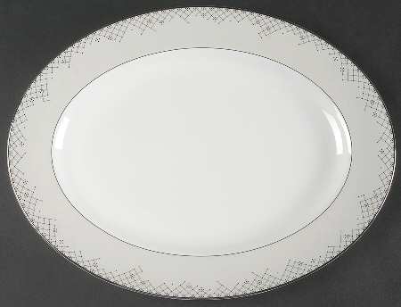 Giselle 15" Oval Serving Platter