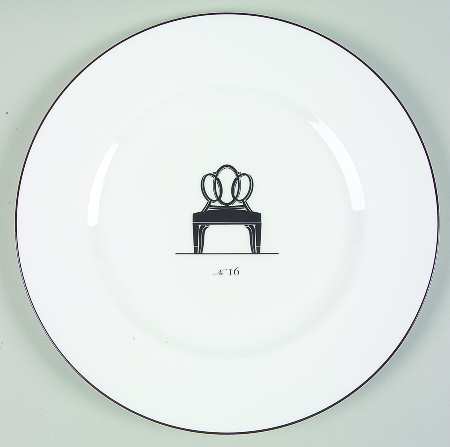 Musical Chairs Dinner Plate