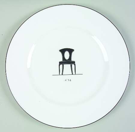 Musical Chairs Dinner Plate
