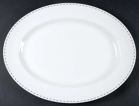 Pearl Strand 15" Oval Serving Platter