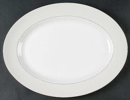 Love Knots 15" Oval Serving Platter