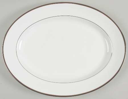 Sable Duchesse 15" Oval Serving Platter