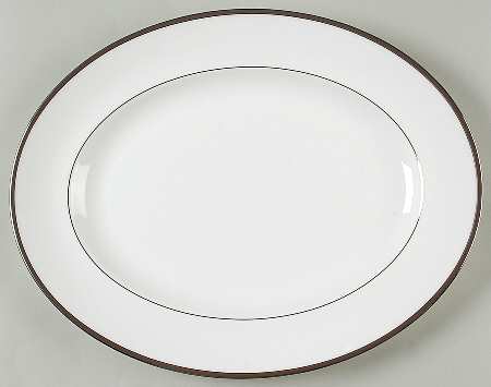 Sable Duchesse 13" Oval Serving Platter