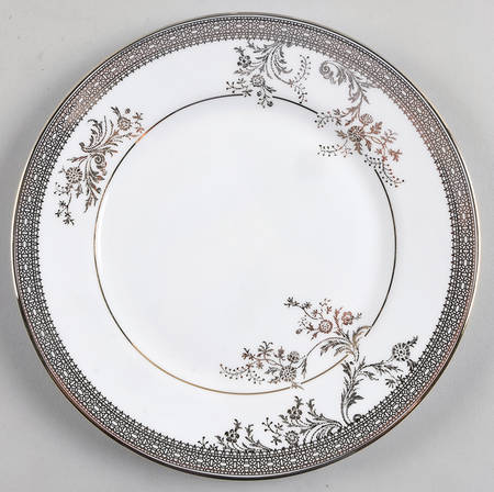 Vera Lace Gold Salad Plate