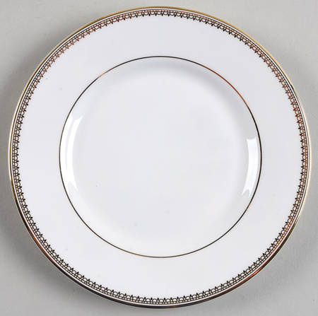 Vera Lace Gold Bread & Butter Plate