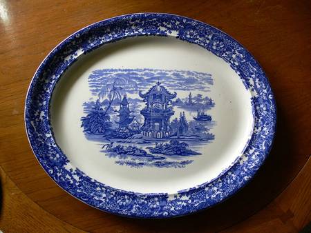 Chinese Blue (Cupped Edge) by Wedgwood