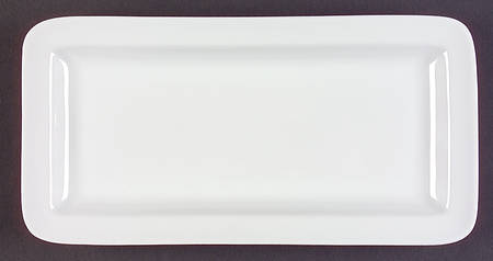 Super White Micaceous Herbaceous 12" Rectangular Serving Platter