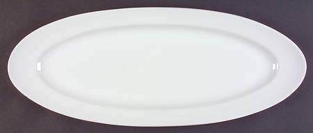 Super White Micaceous Herbaceous 18" Fish Platter