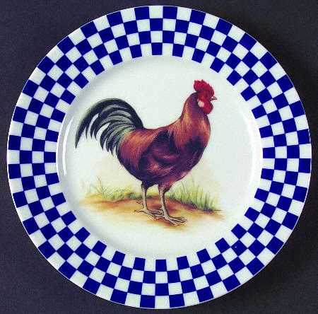 Rooster Salad Plate