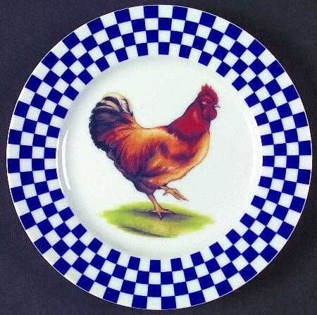 Rooster Salad Plate