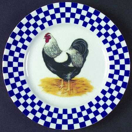 Rooster Salad Plate