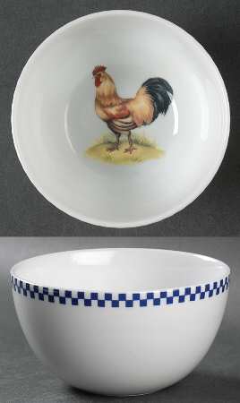 Rooster Coupe Cereal Bowl