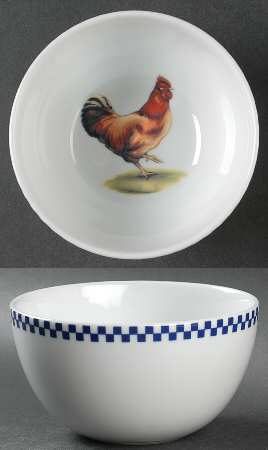 Rooster Coupe Cereal Bowl