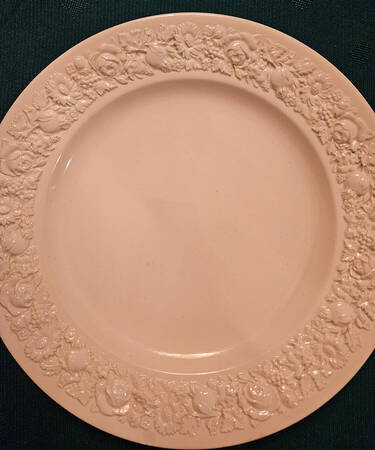 Rose (Cream on Cream, Smooth Edge, No Laurel) Salad Plate