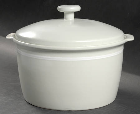 Emeril Adobe Clay (Celadon) 5 Quart Round Covered Casserole