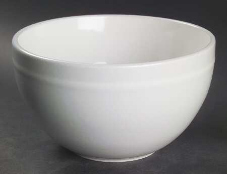 Emeril Linen White Soup/Cereal Bowl