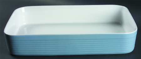 Emeril Glacier Blue 14" Rectangular Baker