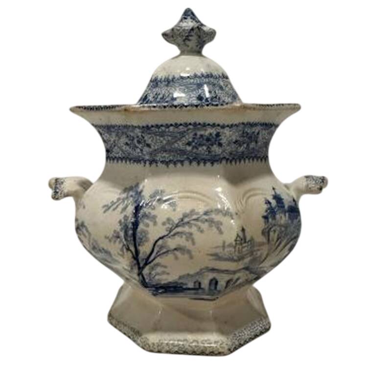 Seine Sugar Bowl & Lid