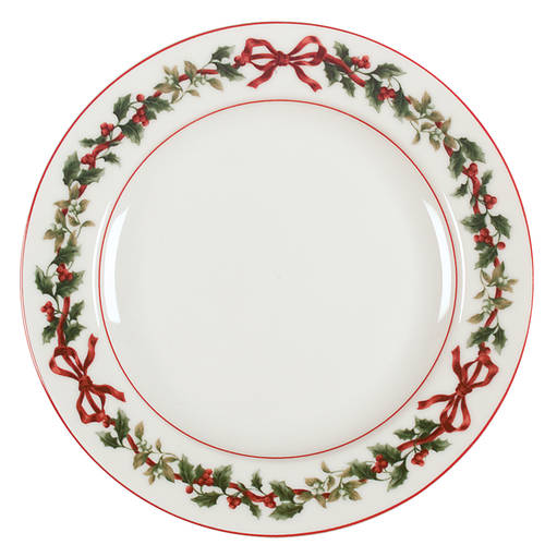 Holiday Garland Salad Plate