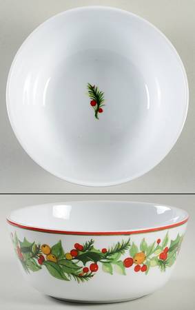 Holiday Garland Coupe Cereal Bowl
