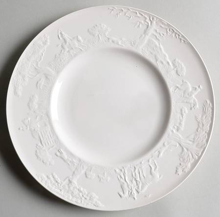 D'Ye Ken John Peel White Salad Plate by Wedgwood