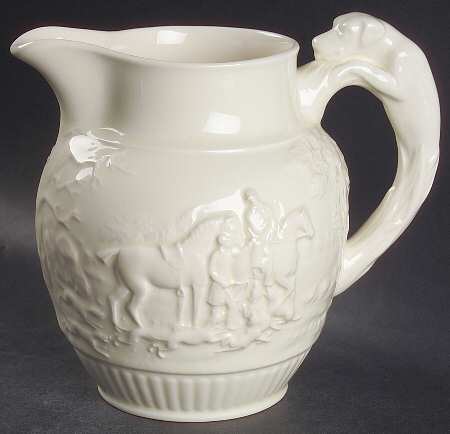 D'Ye Ken John Peel White 24 Oz Pitcher by Wedgwood