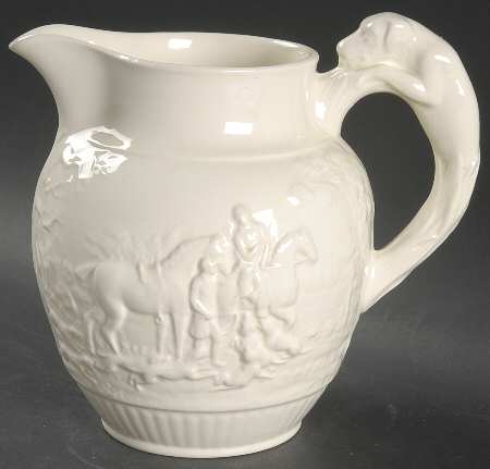 D'Ye Ken John Peel White 44 Oz Pitcher by Wedgwood