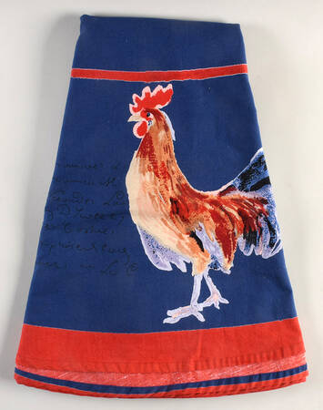 Rooster Script 70" Round Tablecloth by Williams-Sonoma