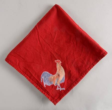 Rooster Script 20" Cloth Napkin