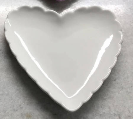Rustic Heart Collection 7" Heart Plate