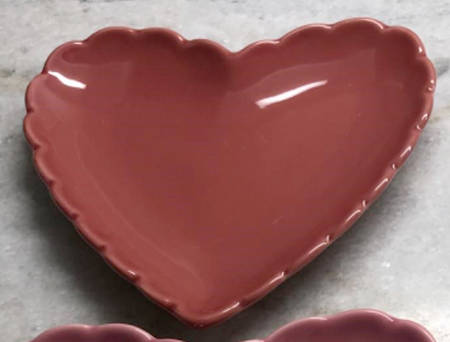 Rustic Heart Collection 7" Heart Plate