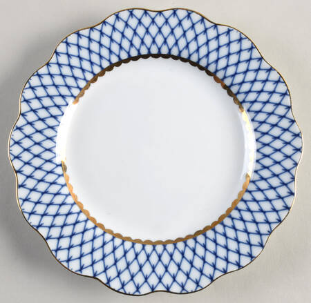 Blue Diamond Salad Plate