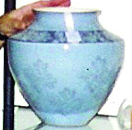 Interiors Collection 10" Blue Bouquet Vase
